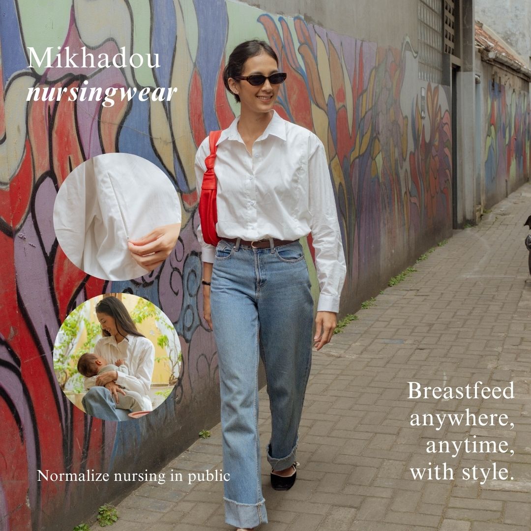 Nursingwear - Anika Shirt  - Baju Menyusui