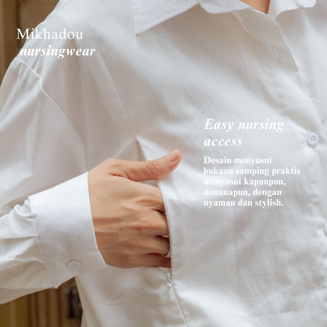 Nursingwear - Anika Shirt  - Baju Menyusui