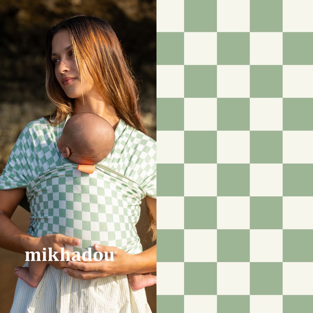 Stretchy Wrap Mikhadou Reversible Clover - Gendongan Bayi