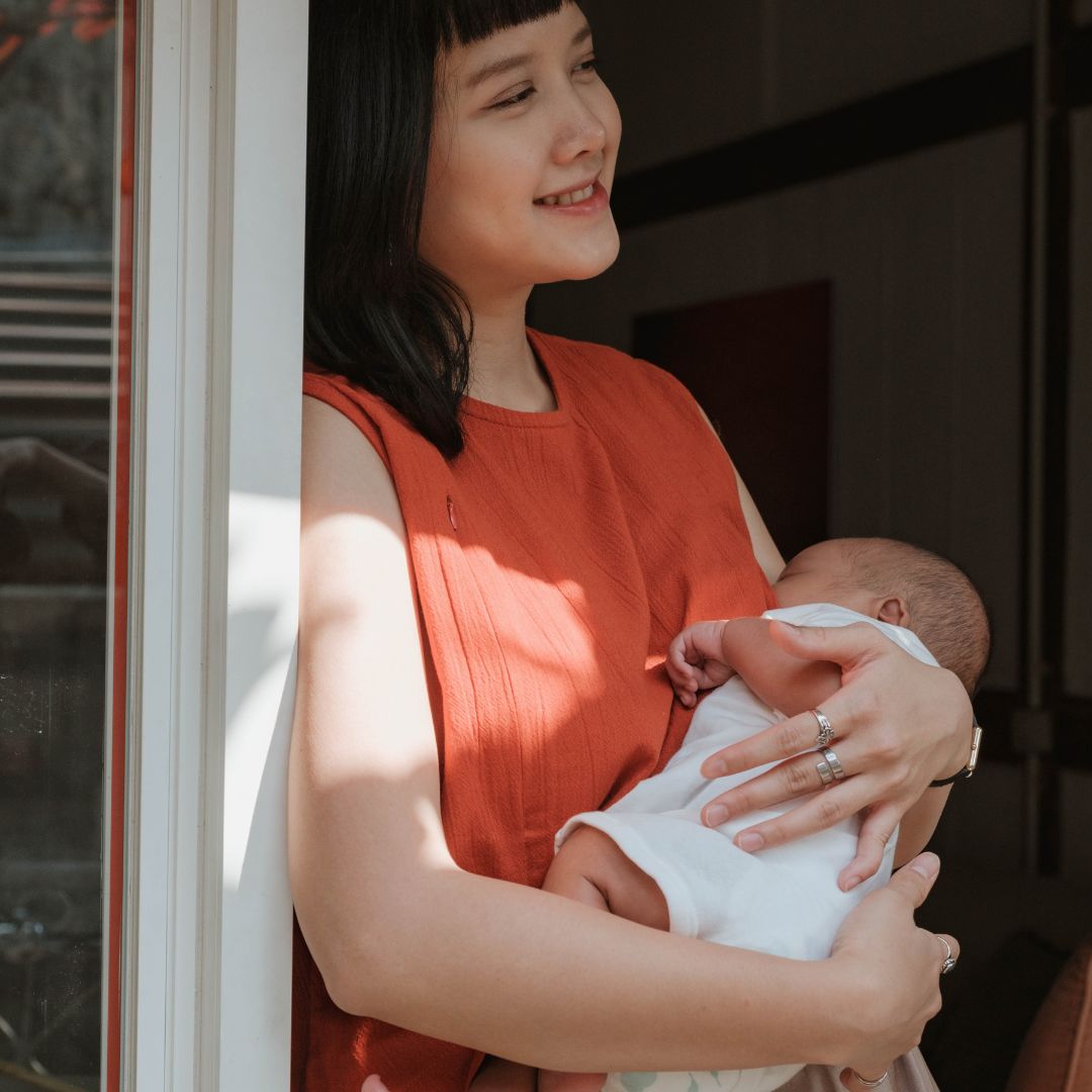 Mikhadou - Madeline Top Nursingwear - Baju Menyusui Bukaan Samping Kanan Kiri - Busui Friendly