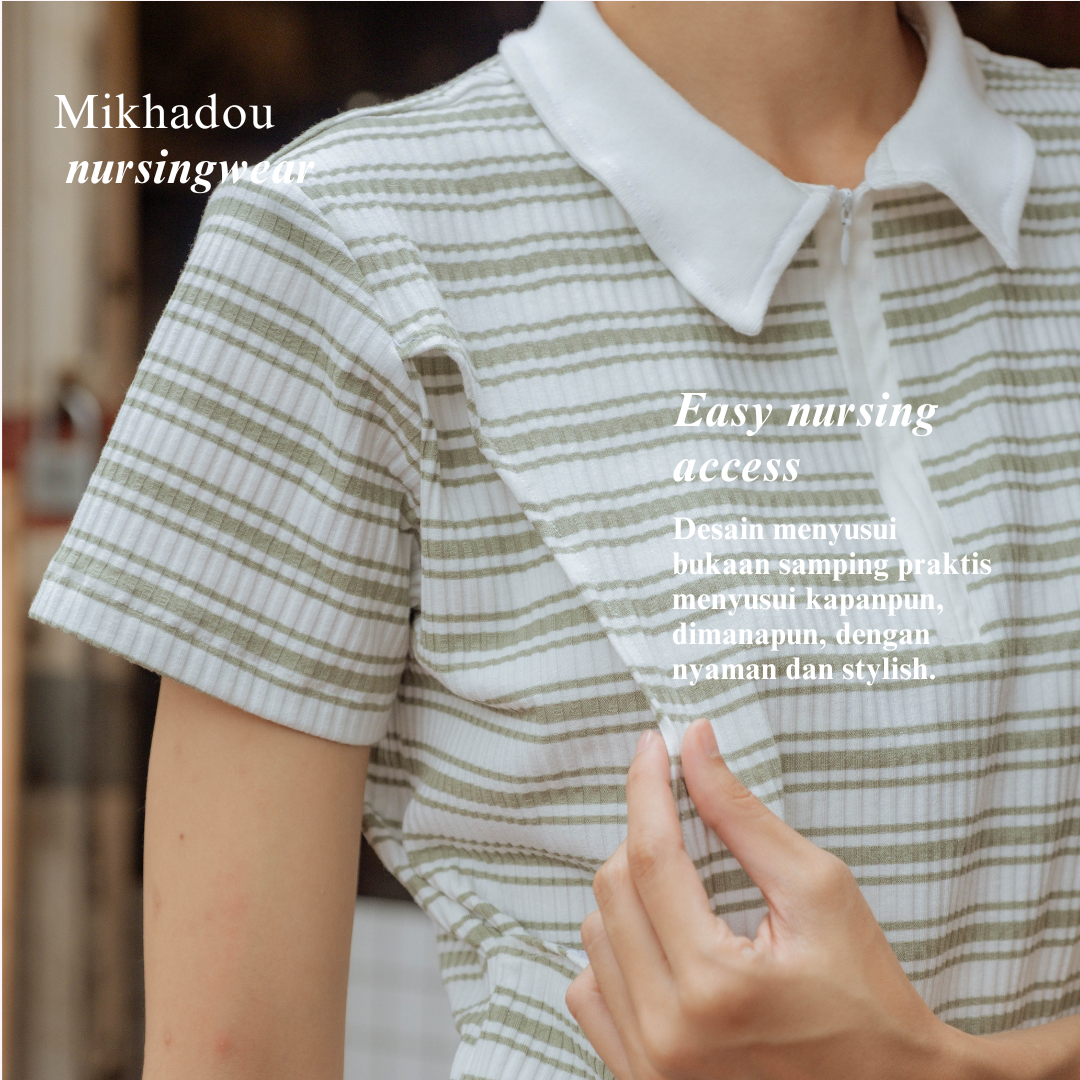Nursingwear - Emile Shirt - Baju Menyusui
