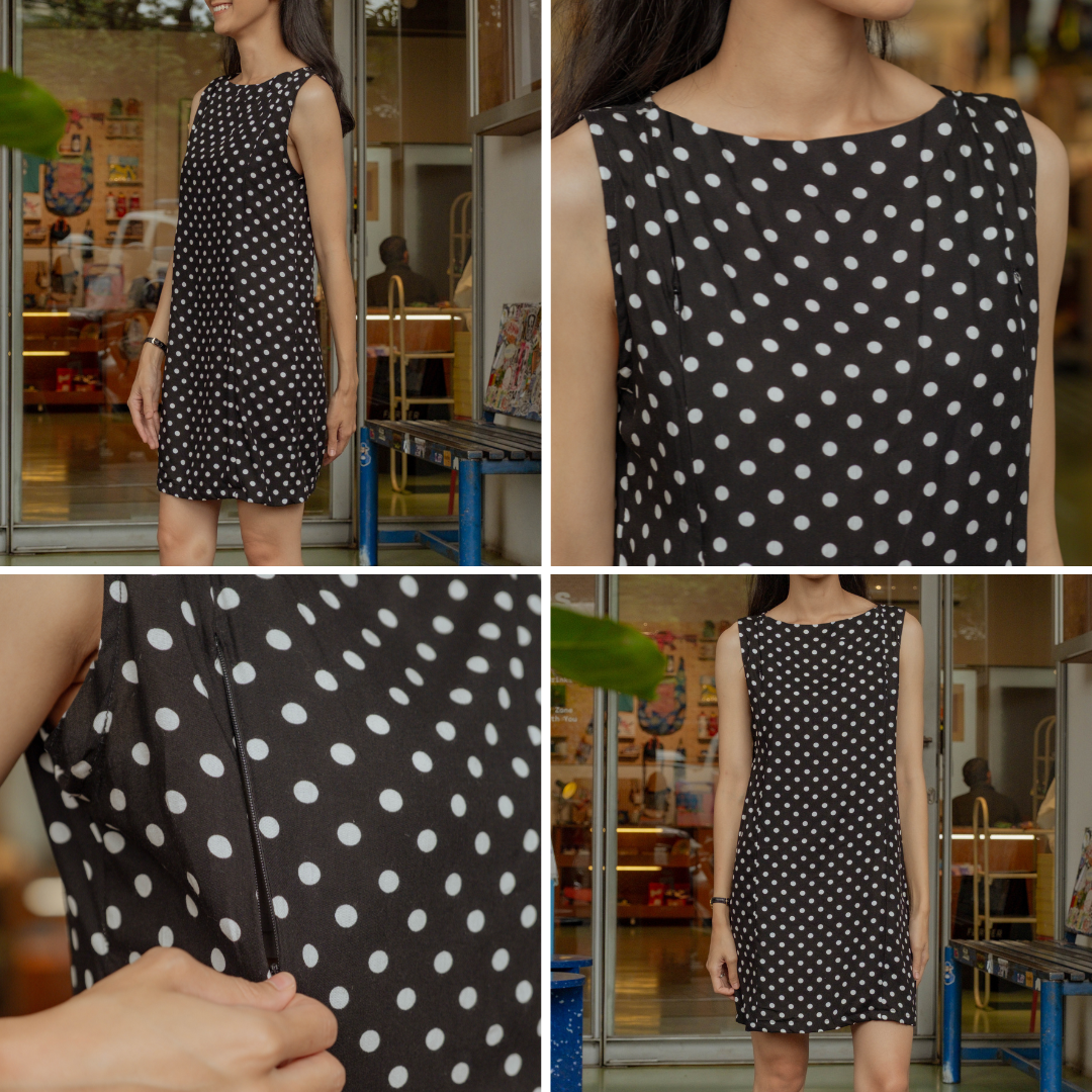 Pre Order size L Ready 15 April - Nursingwear - Chloe Dress - Baju Menyusui