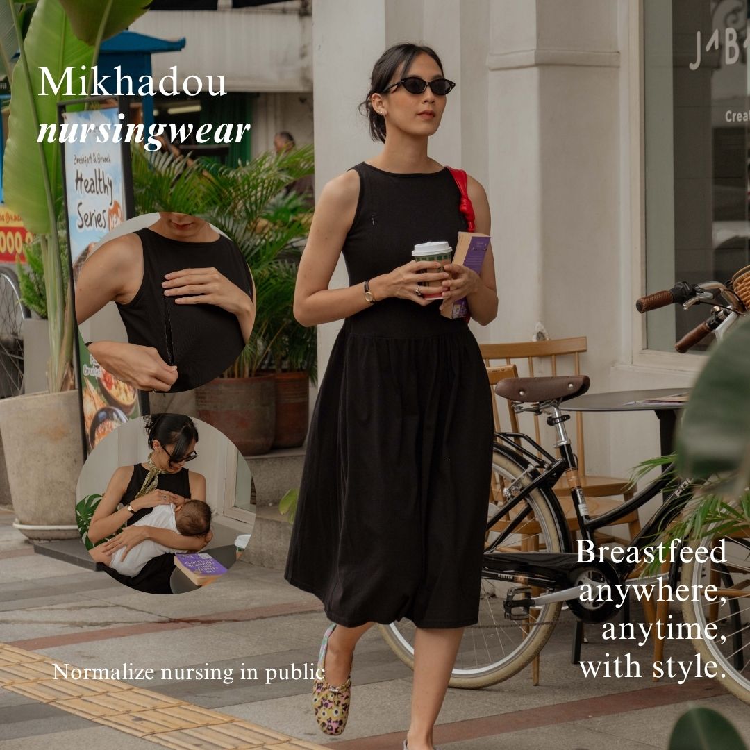 Pre-Order Ready 10 Des - Nursingwear - Maia Dress - Baju Menyusui