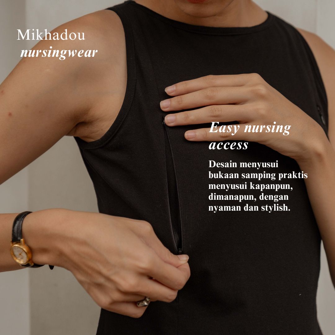 Pre-Order Ready 10 Des - Nursingwear - Maia Dress - Baju Menyusui