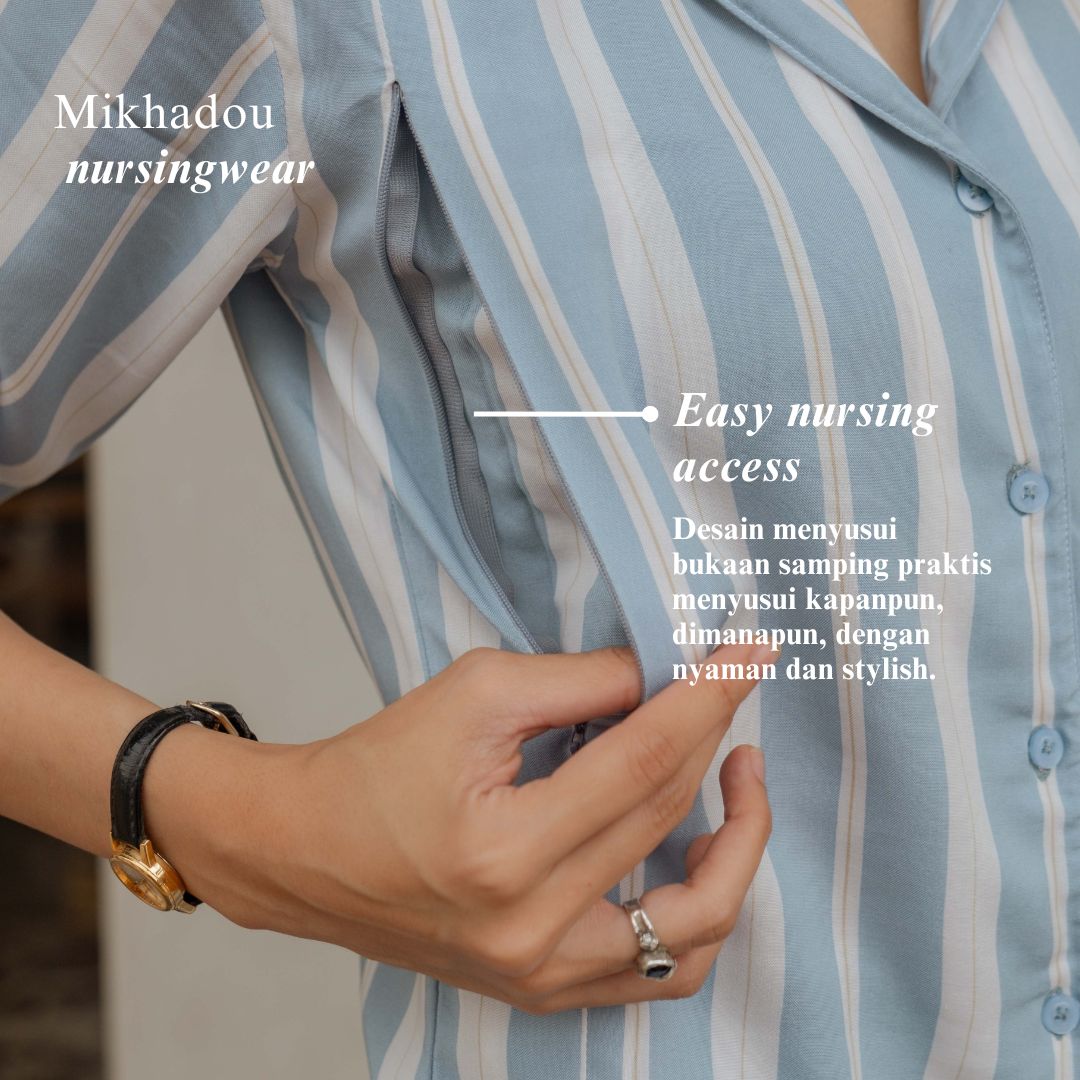 Nursingwear - Solaine Shirt - Baju Menyusui