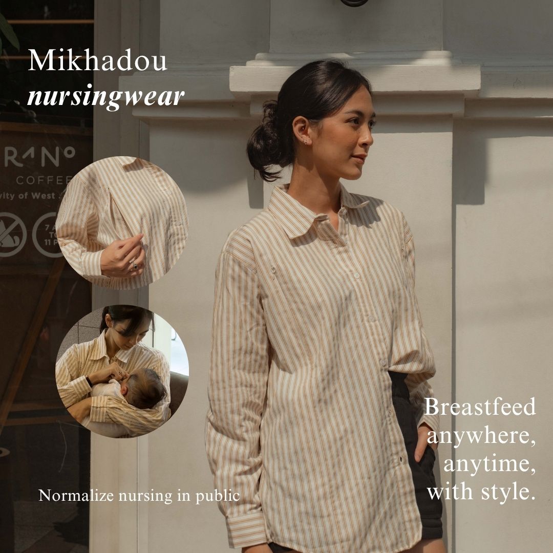 Nursingwear - Miel Shirt Oversize - Baju Menyusui