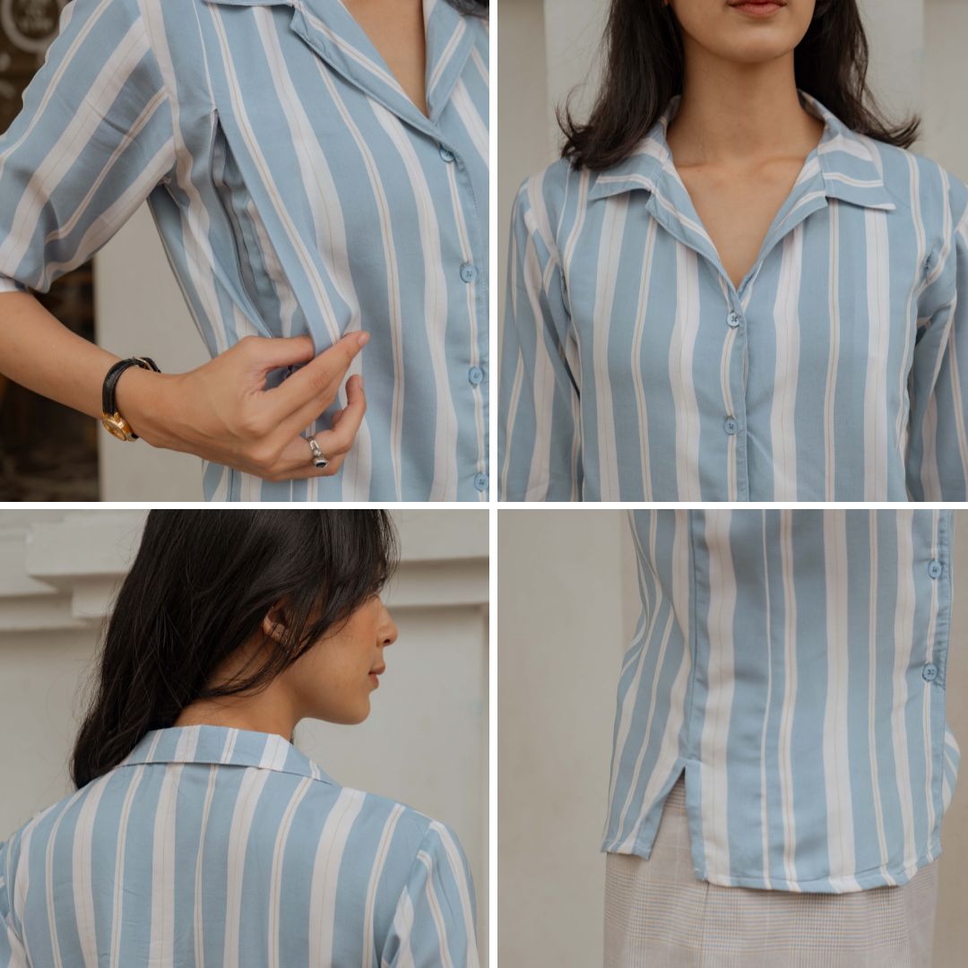 Nursingwear - Solaine Shirt - Baju Menyusui