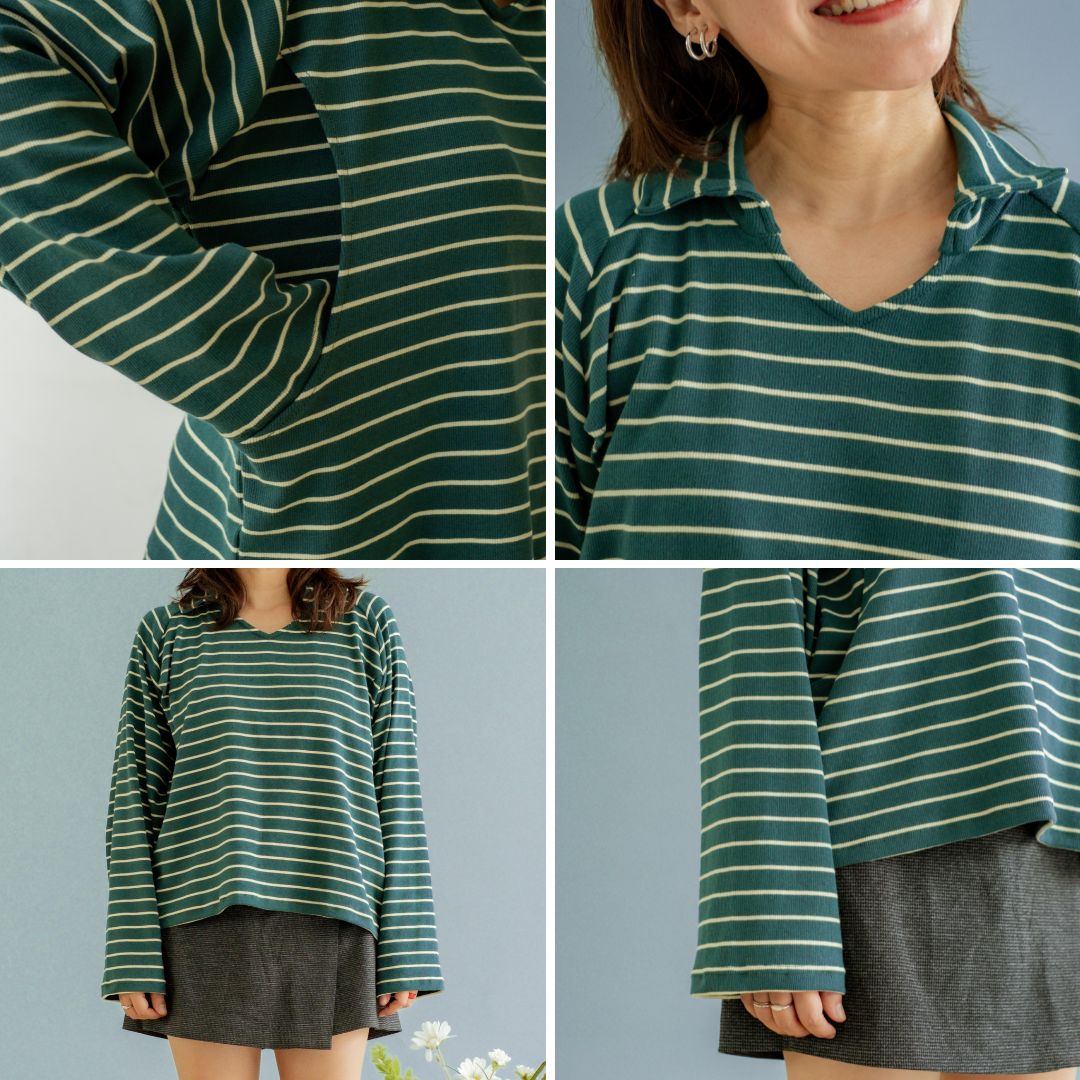 Nursingwear - Akari Longslevee - Baju Menyusui