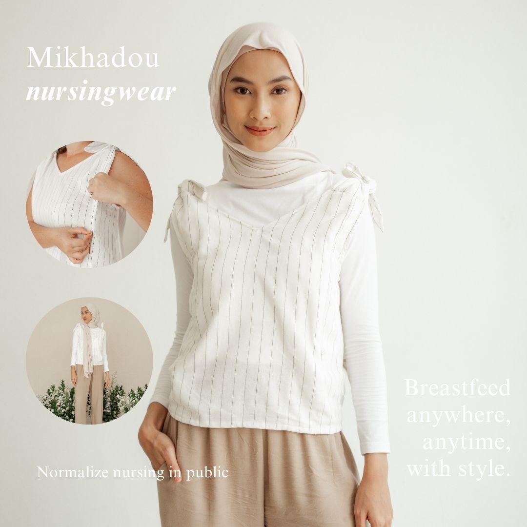 Nursingwear - Capucine Linen Top - Baju Menyusui