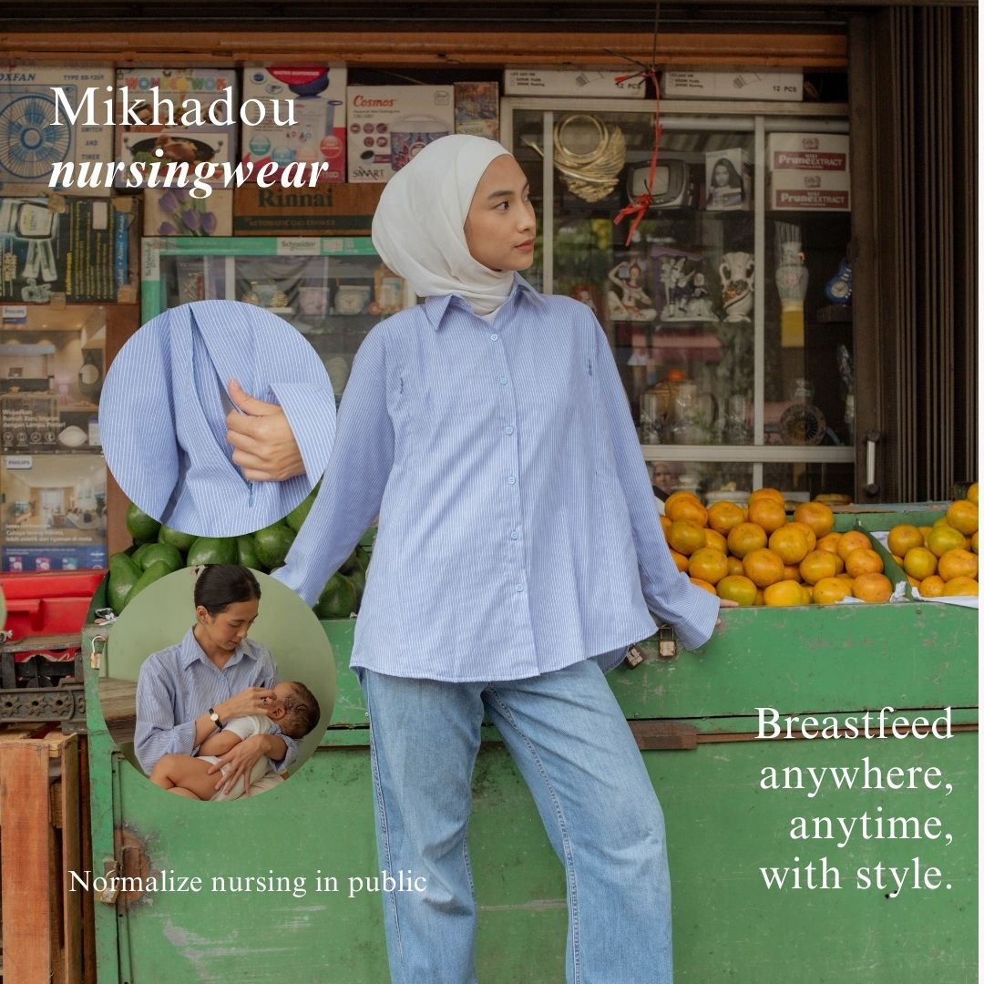 Nursingwear - Solene Shirt - Baju Menyusui