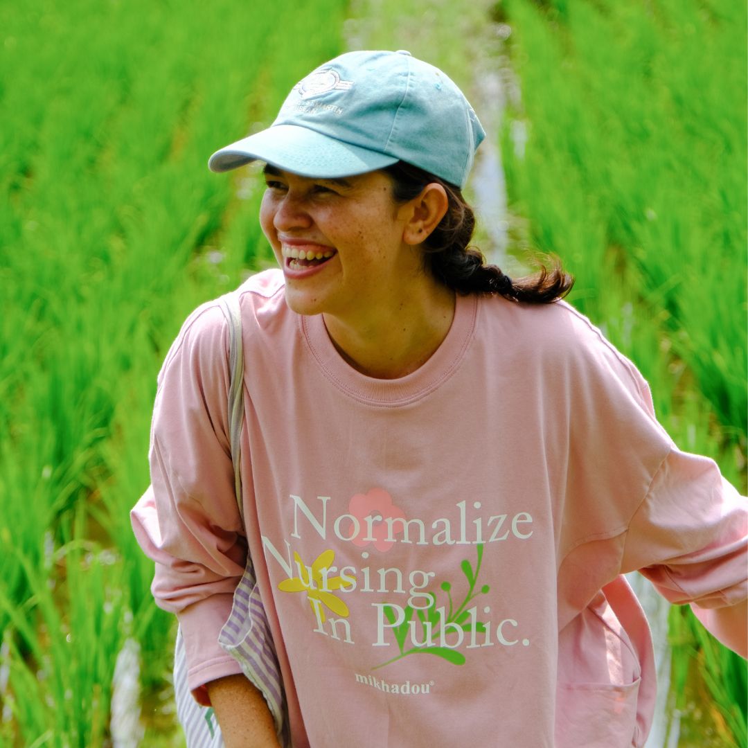Mikhadou - Nursingwear Tee - Normalize Nursing Short Sleeve Tee / Longsleeve