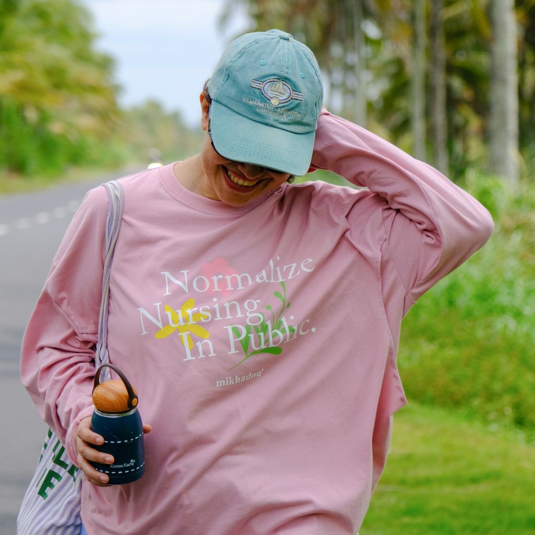 Mikhadou - Nursingwear Tee - Normalize Nursing Short Sleeve Tee / Longsleeve