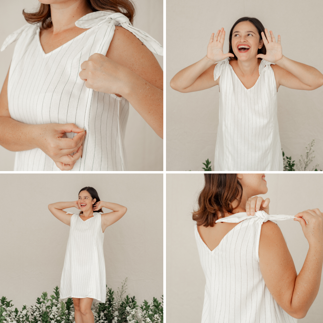 Nursingwear - Colette Knotted Dress - Baju Menyusui