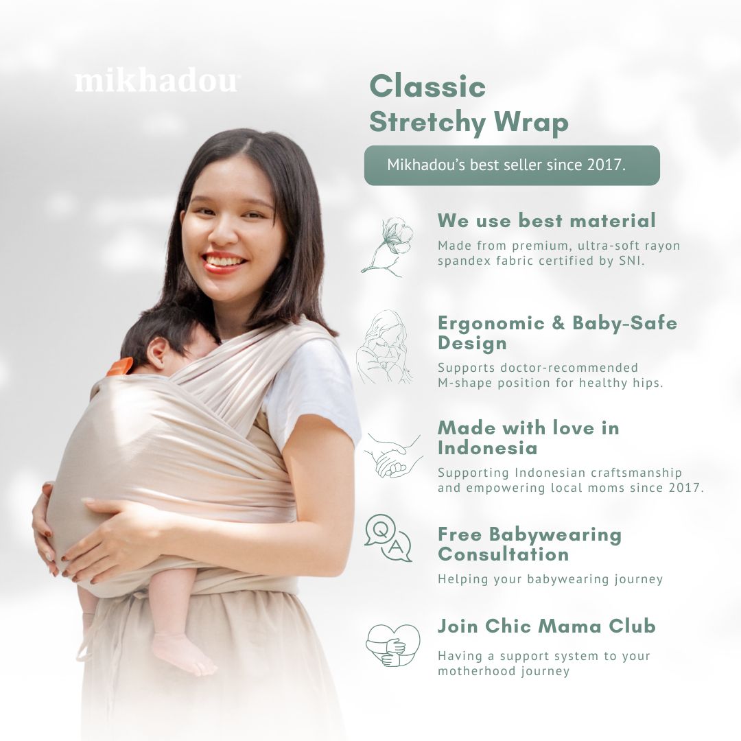 Stretchy Wrap - Cloud | Gendongan Bayi