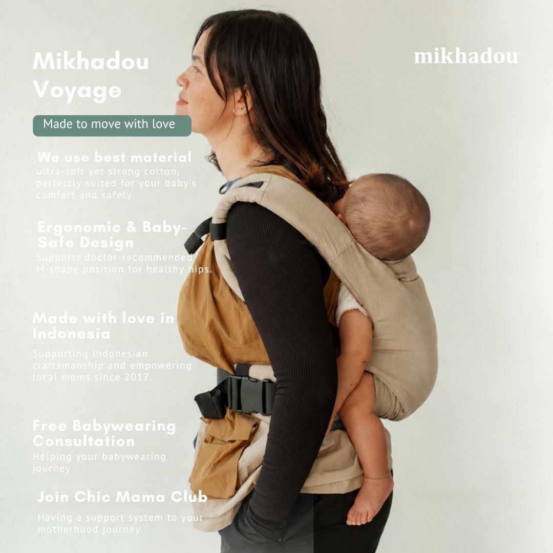 SSC Voyage Mikhadou Khaki New - Gendongan Bayi