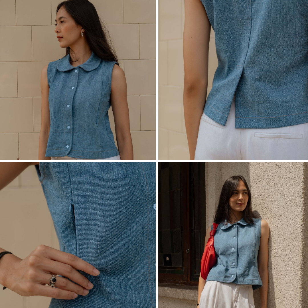 Nursingwear - Denime Vest - Baju Menyusui