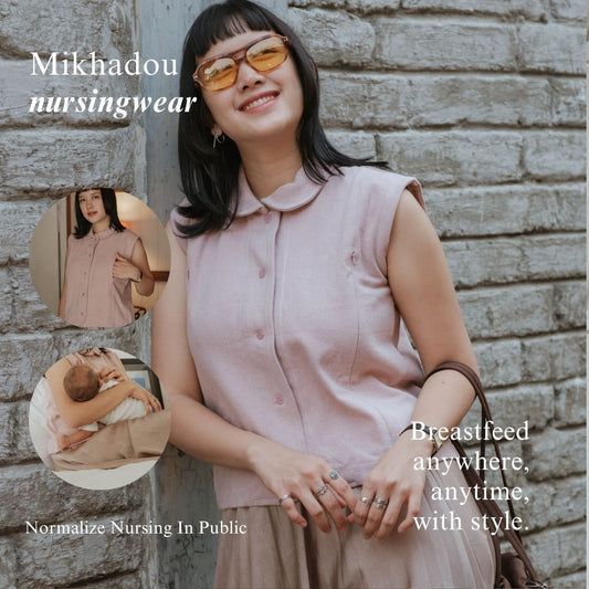 Nursingwear - Denime Vest - Baju Menyusui