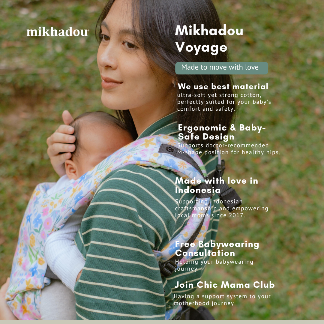 SSC Voyage Mikhadou x Ayang Cempaka Floralie - Gendongan Bayi