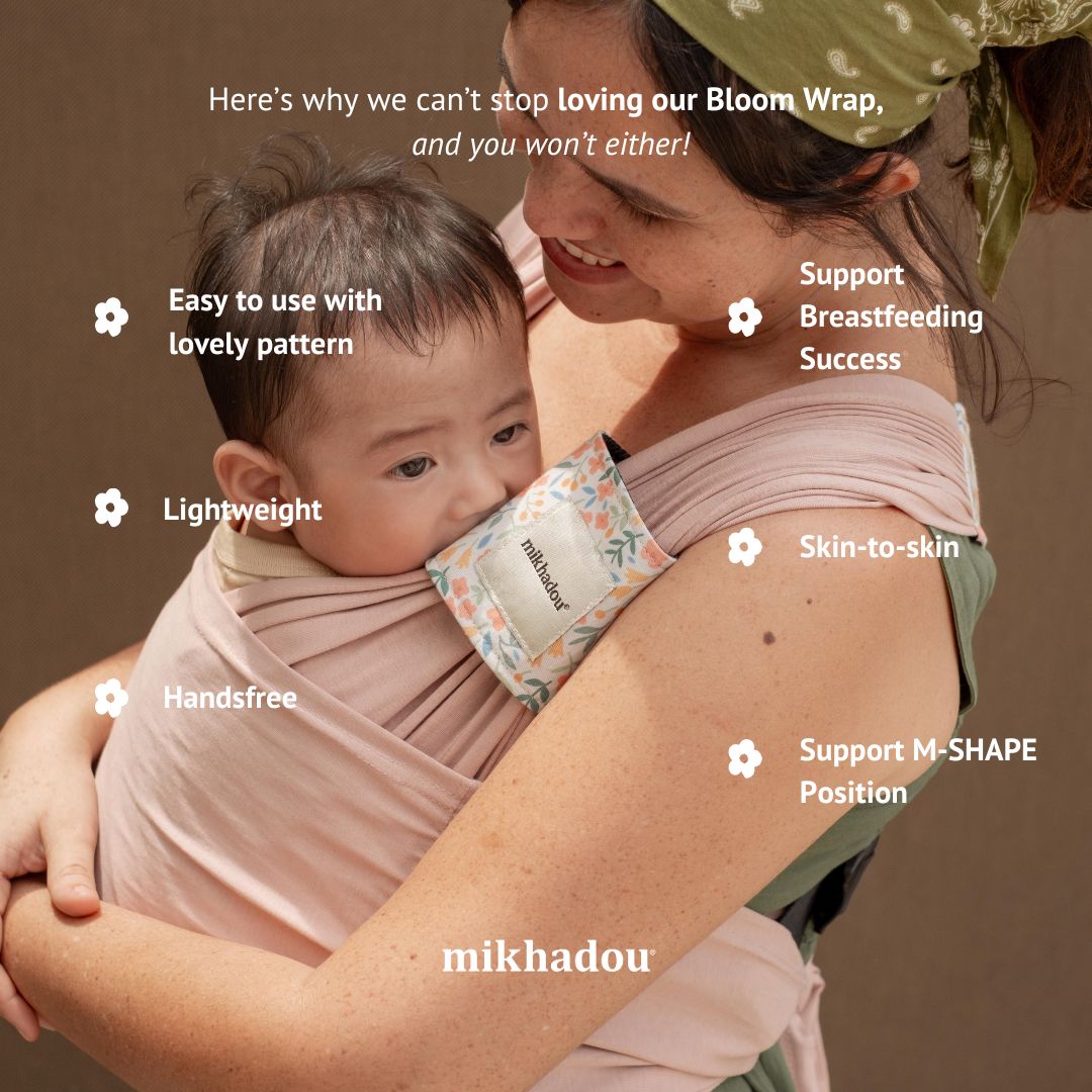 Instant Bloom Wrap Rose - Gendongan Bayi