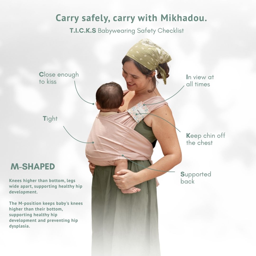 Instant Bloom Wrap Rose - Gendongan Bayi