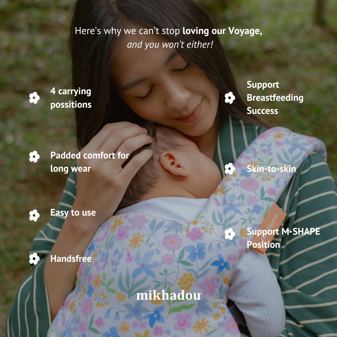 SSC Voyage Mikhadou x Ayang Cempaka Floralie - Gendongan Bayi