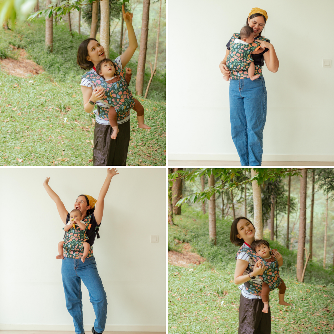 SSC Voyage Mikhadou x Ayang Cempaka Le Jardin - Gendongan Bayi
