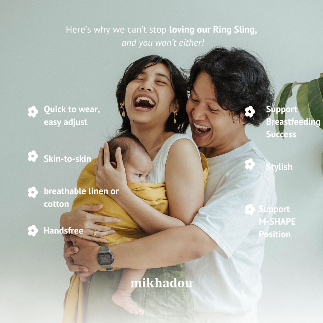 Ring Sling Cotton Oat - Gendongan Bayi