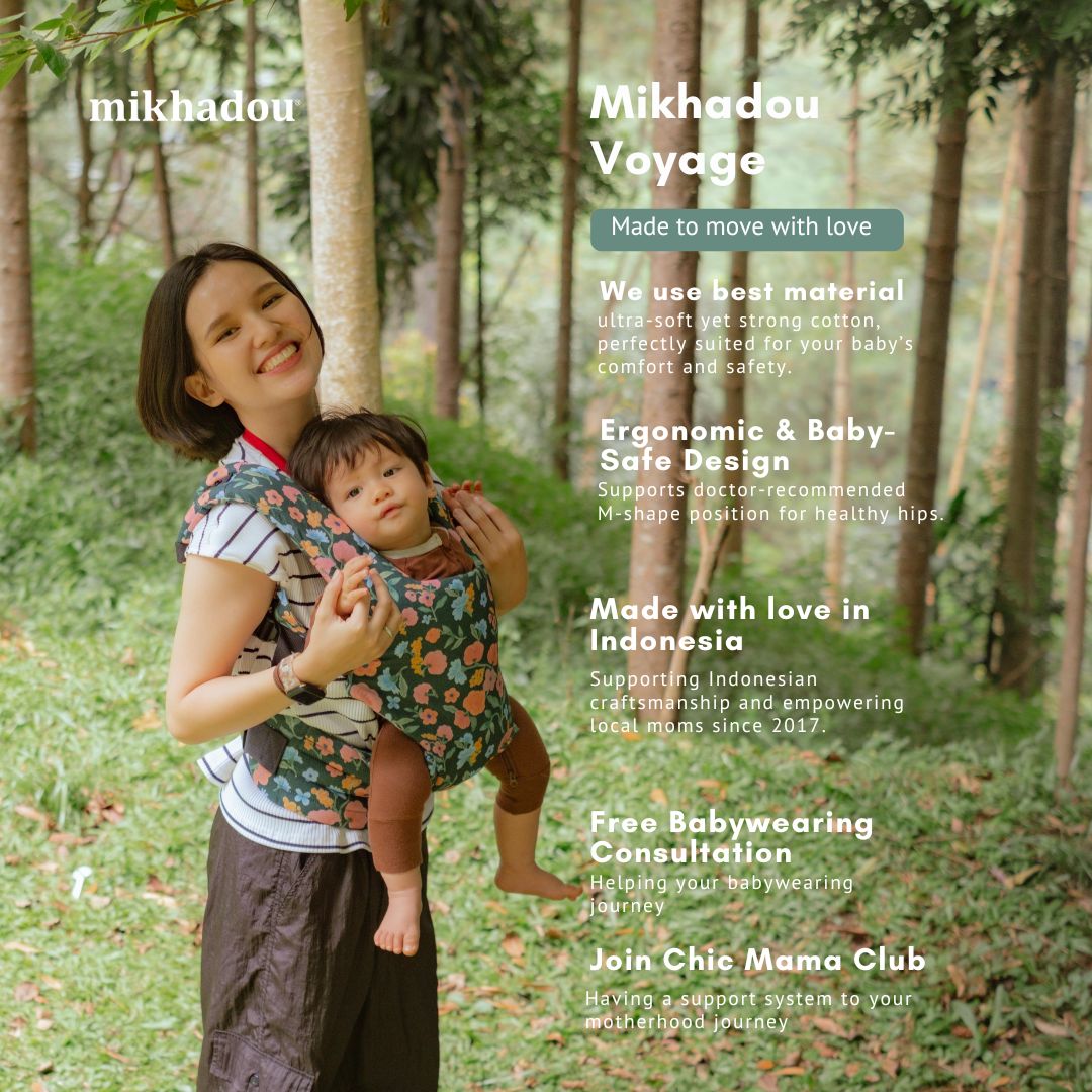 SSC Voyage Mikhadou x Ayang Cempaka Le Jardin - Gendongan Bayi