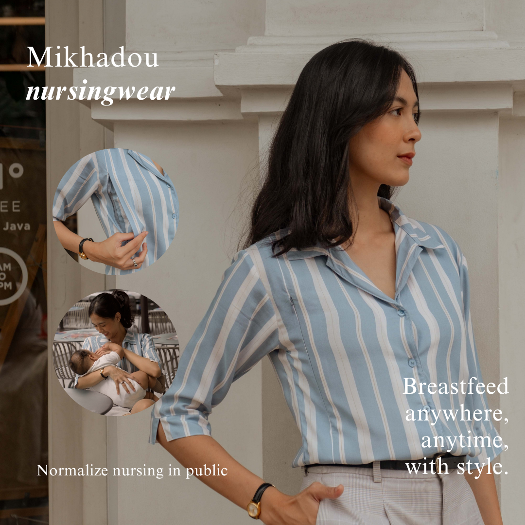 Nursingwear - Solaine Shirt - Baju Menyusui