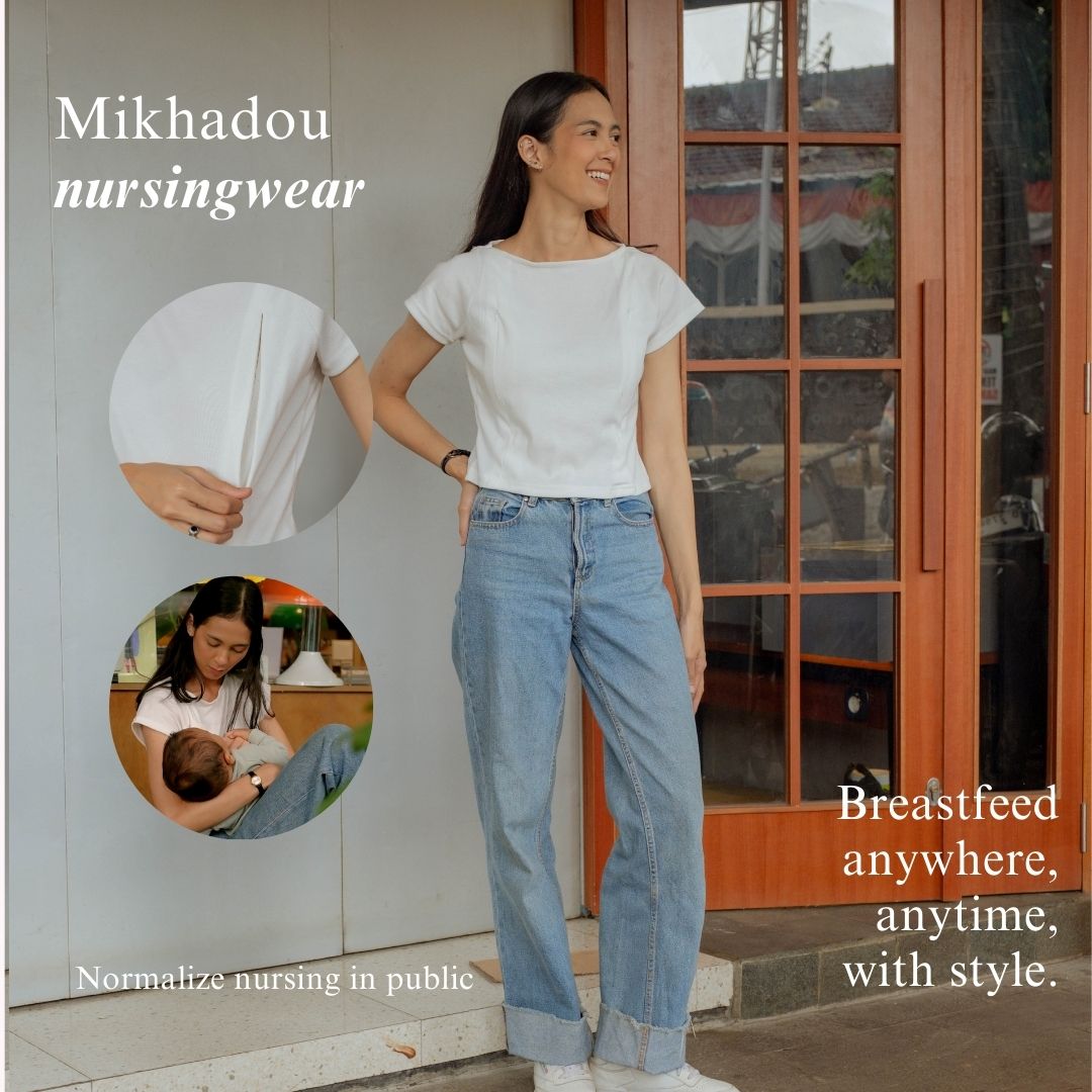 Nursingwear - Lou Croptop - Baju Menyusui
