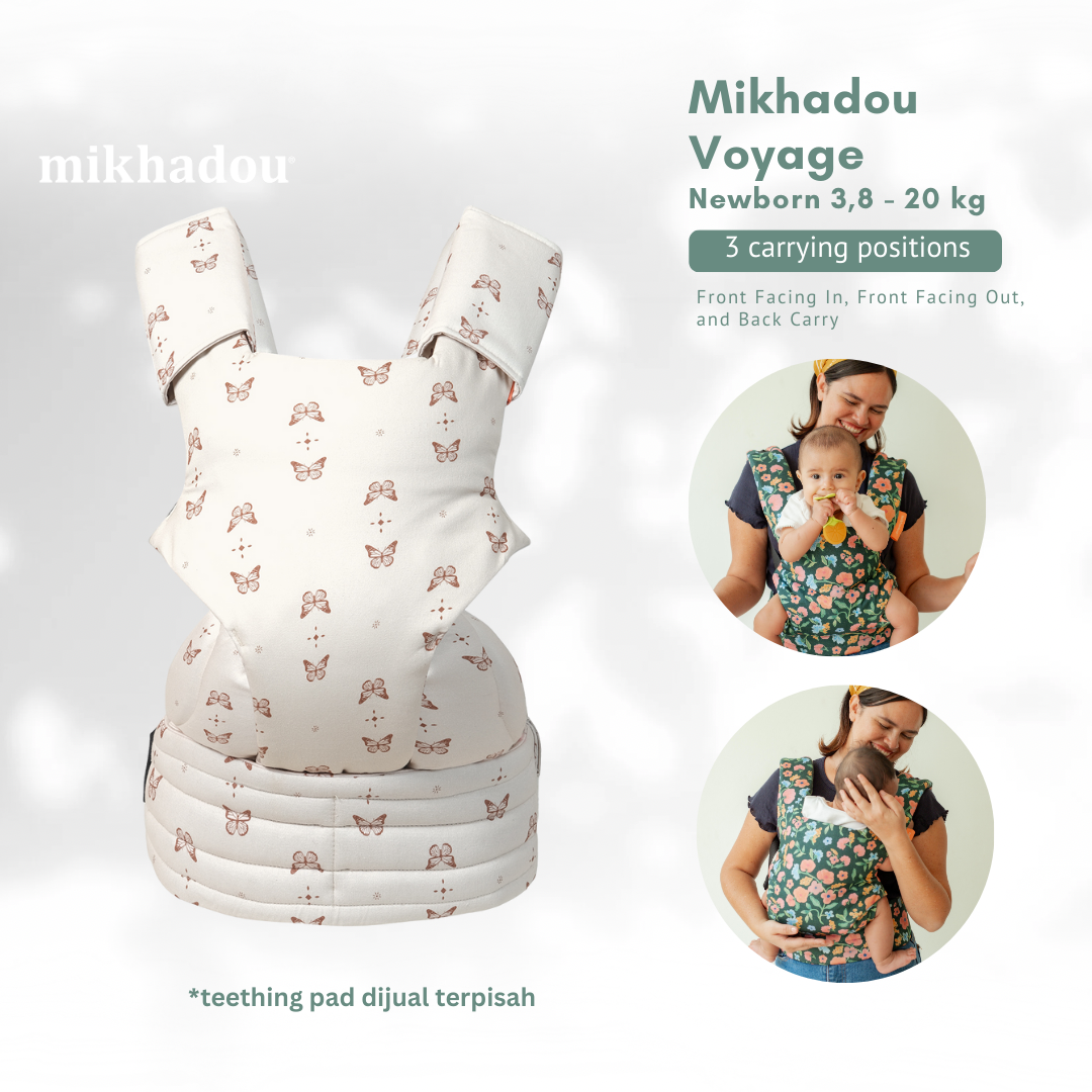 SSC Voyage Mikhadou Papillon Crème - Gendongan Bayi