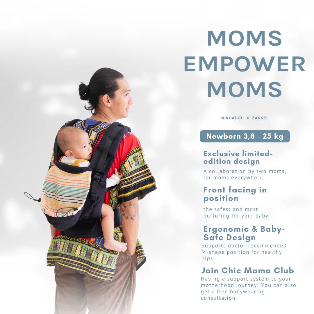 MEM  Sunset Stream Black - SSC ( Soft Structure Carrier ) Gendongan Bayi