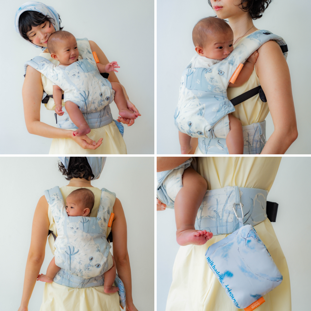 PO - READY 5 OKTOBER 2026 / SSC Voyage Mikhadou x Amanda Mitsuri Cat - Gendongan Bayi