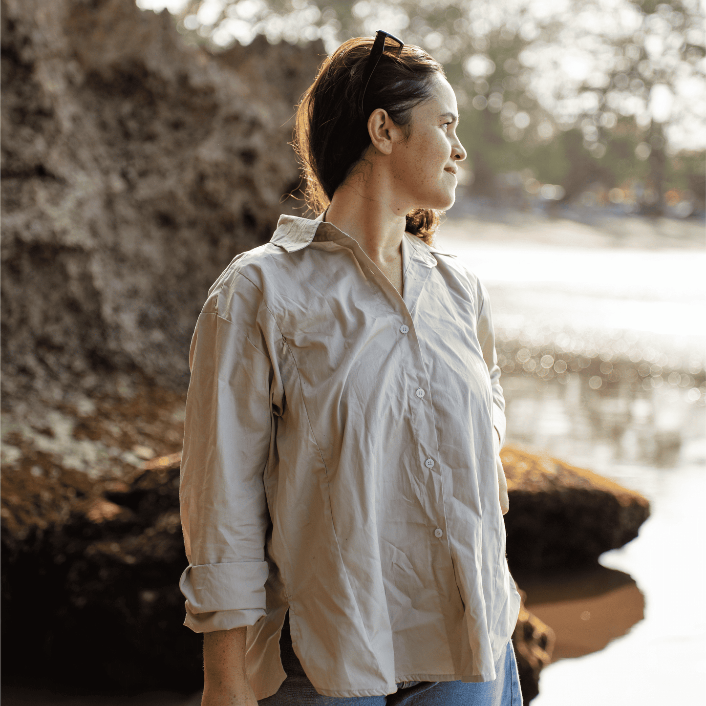 Nursingwear - Anika Shirt  - Baju Menyusui