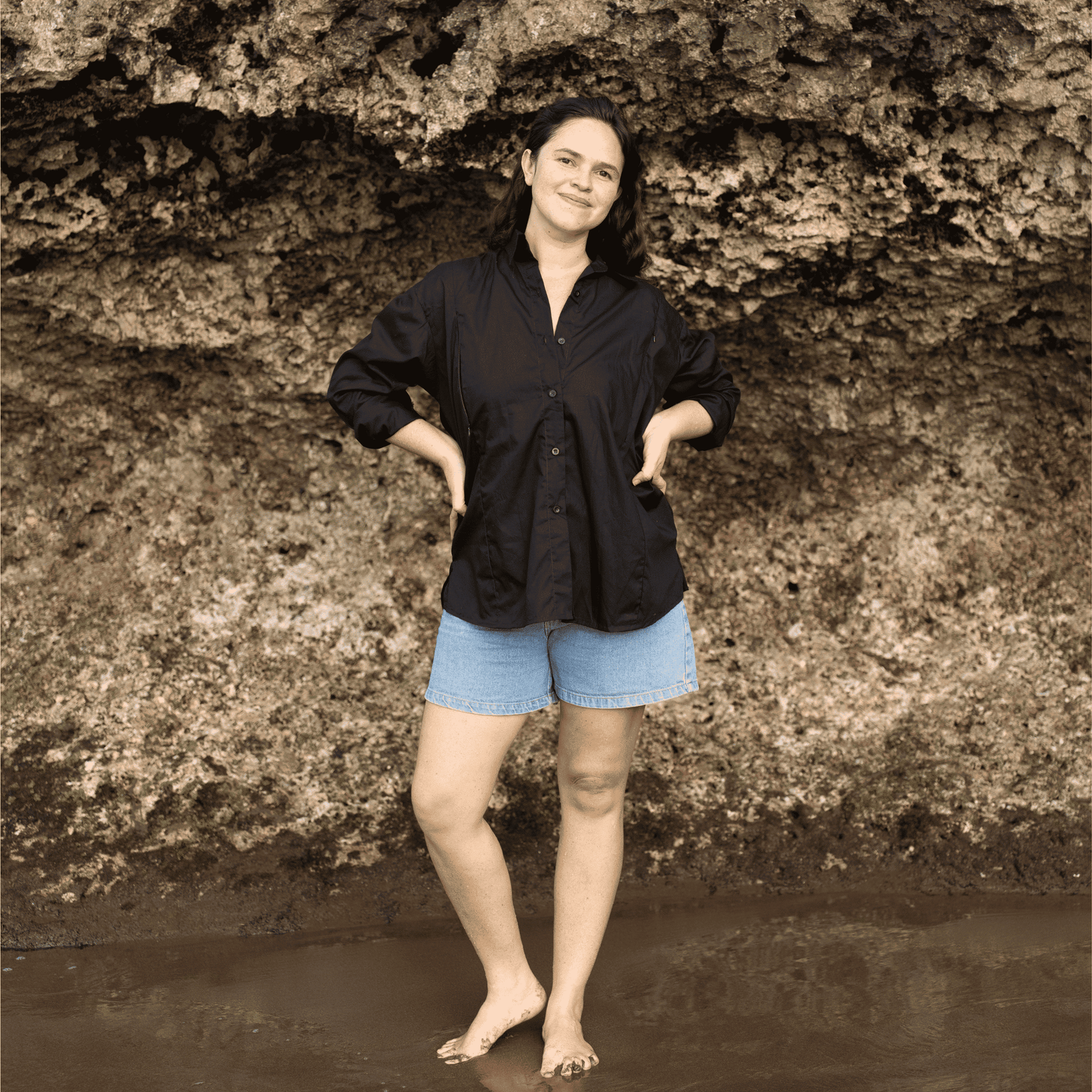 Nursingwear - Anika Shirt  - Baju Menyusui