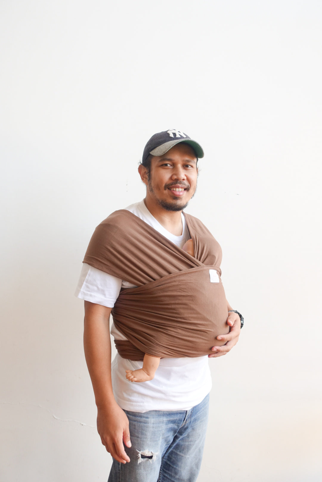 Stretchy Wrap - Rustic Brown | Gendongan Bayi